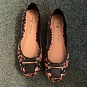 Leopard Flats Size 5.